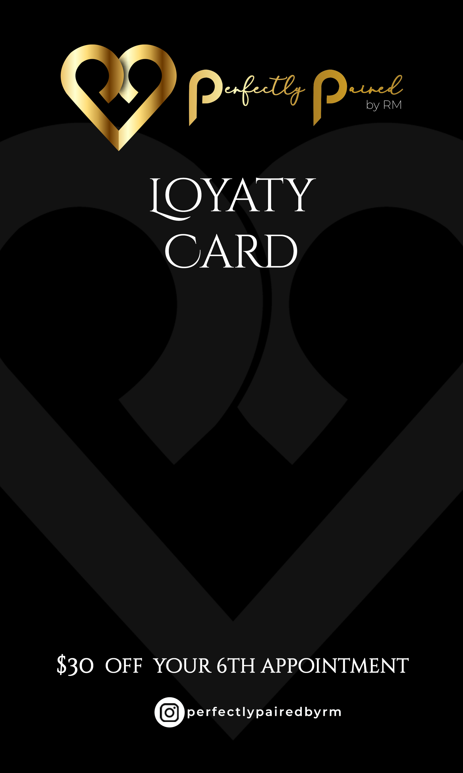 Perfectly Paired by RM Loyalty Card